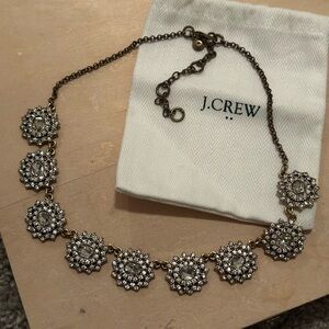 J. Crew Brass Gear Necklace